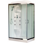 Душевая кабина Royal Bath RB8120HP7-WT-CH L (белое/прозрачное)